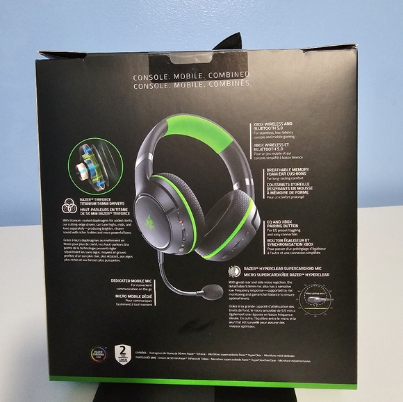 Razer Kaira Pro Wireless Gaming Headset Bluetooth - Picture 3 of 4